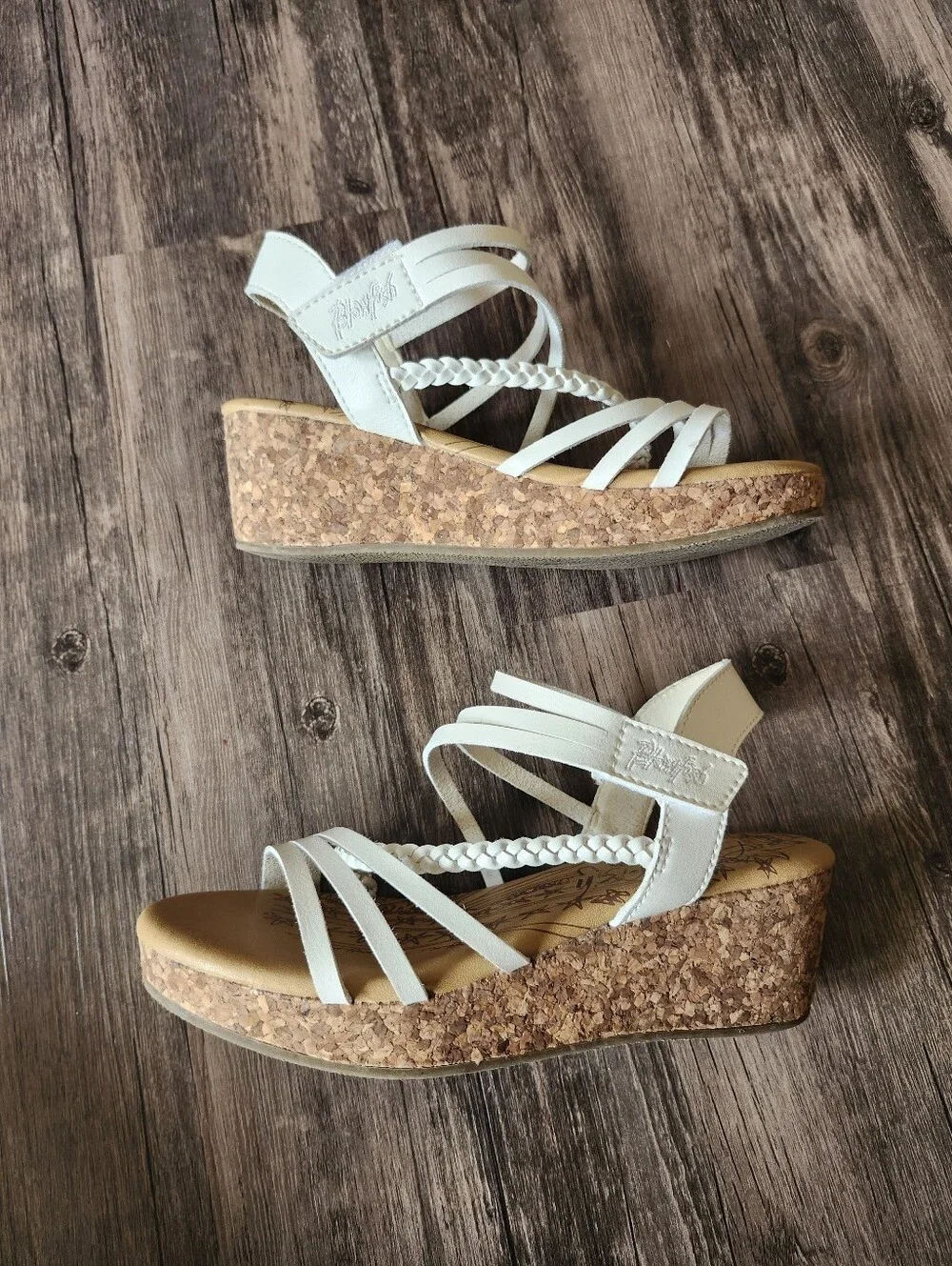 Blowfish Malibu Liddie K Strappy Cork Wedge Sandals